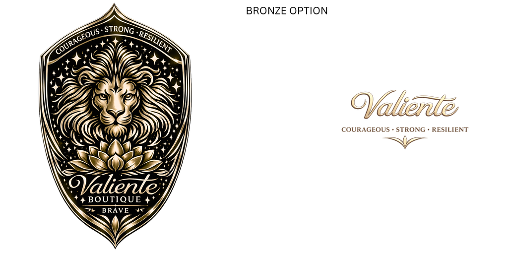 Lion Coffee Mug 15 oz | Courage Strength Resilience Mug | Valiente Lion Shield | Inspirational Gift for Him Her