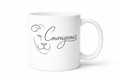 Courageous Lion 15 oz Mug | Courage Lion Coffee Mug | Strength and Courage Gift Mug